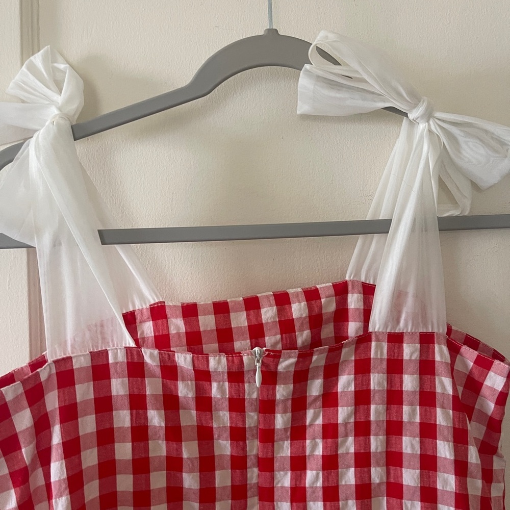 Sister Jane Love Note gingham midi dress size XS spring country cottagecore - Picture 9 of 15